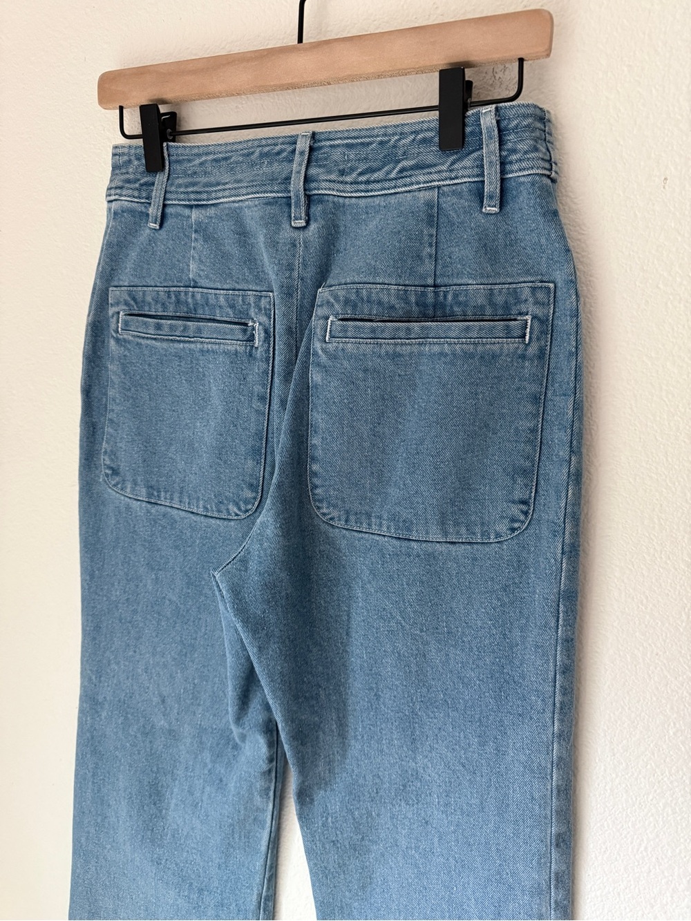Apiece Apart Marston Jeans in Light Wash - 2 - EUC - High waisted button fly - Picture 6 of 9